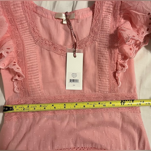 loveshackfancy rinny dress in color pink grace. - Picture 10 of 11